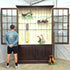 A Large Antique Display Cabinet
