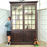 A Large Antique Display Cabinet