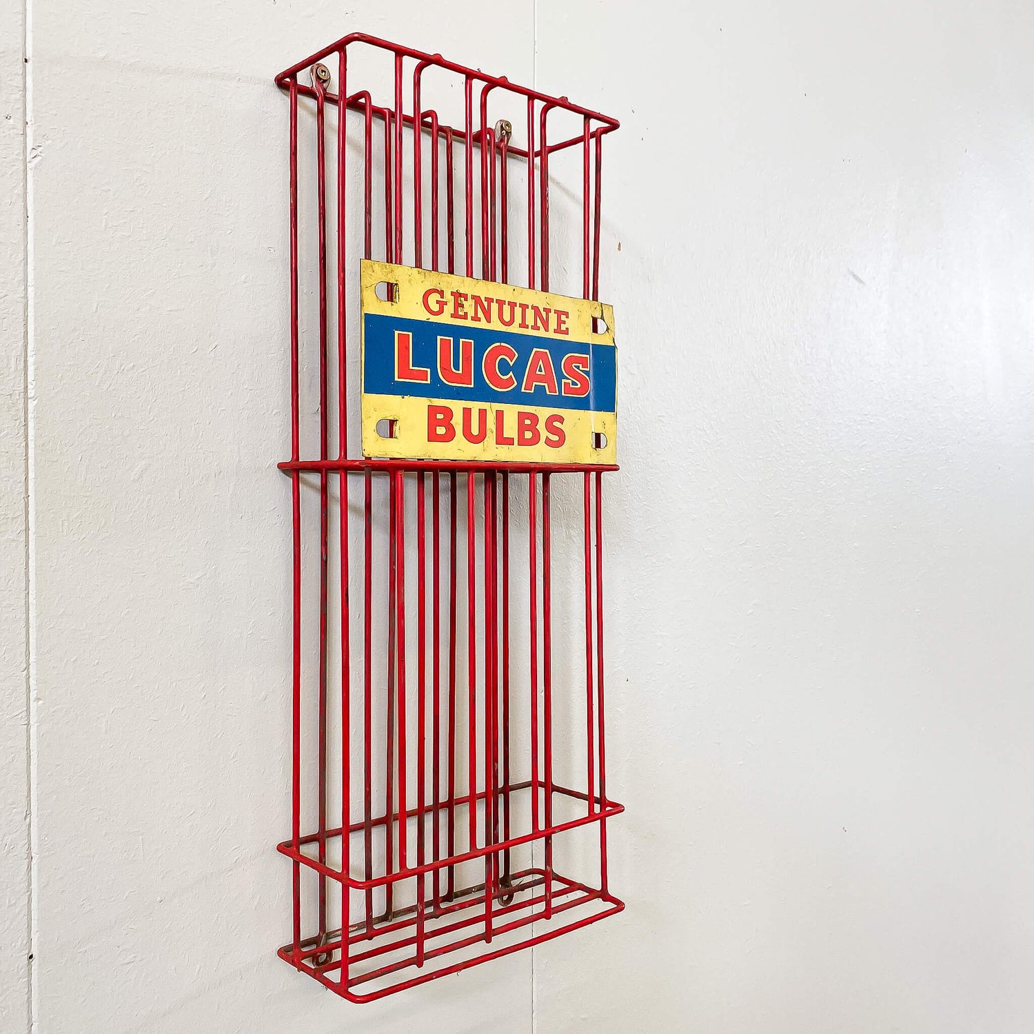 Vintage Lucas Bulbs Advertising Rack