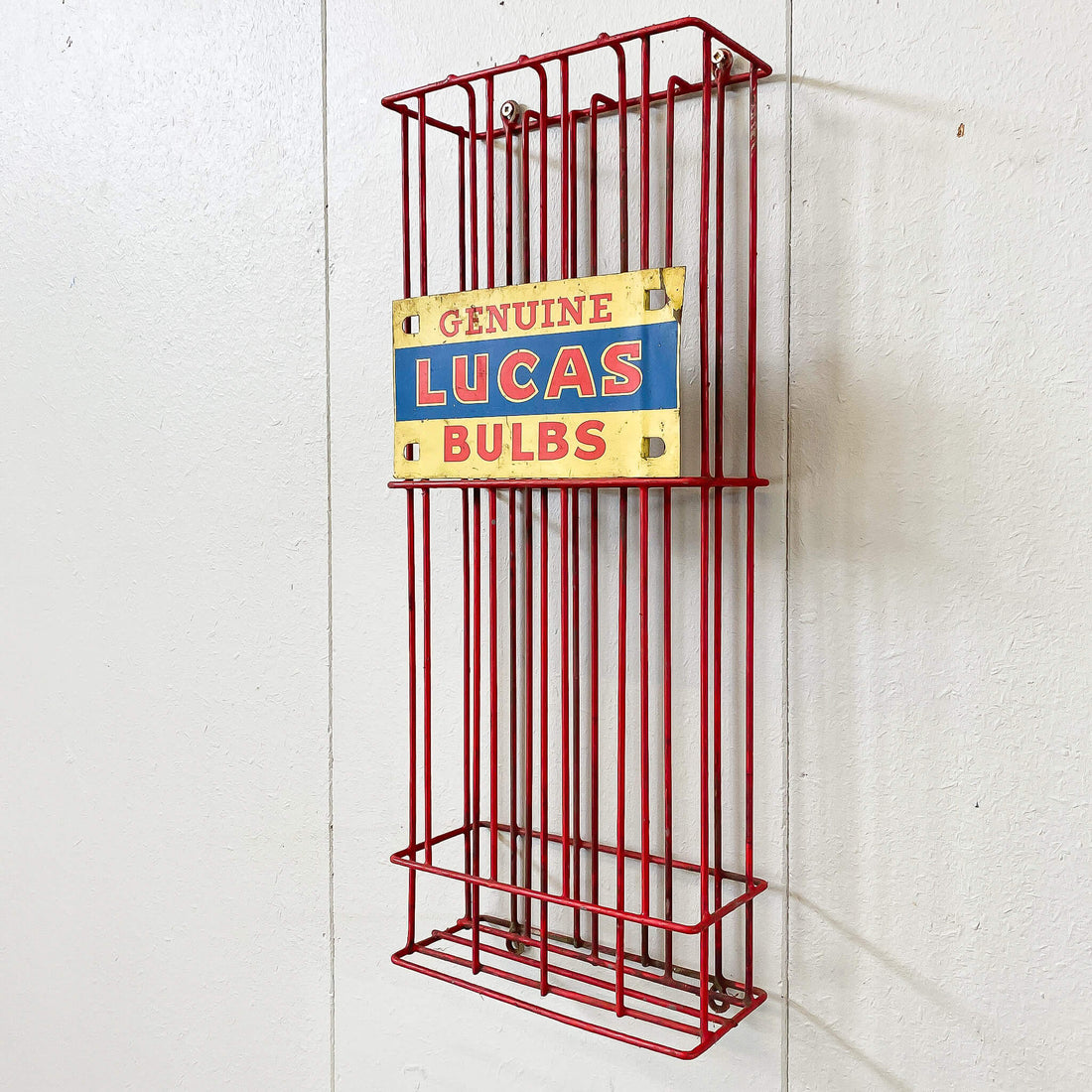 Vintage Lucas Bulbs Advertising Rack