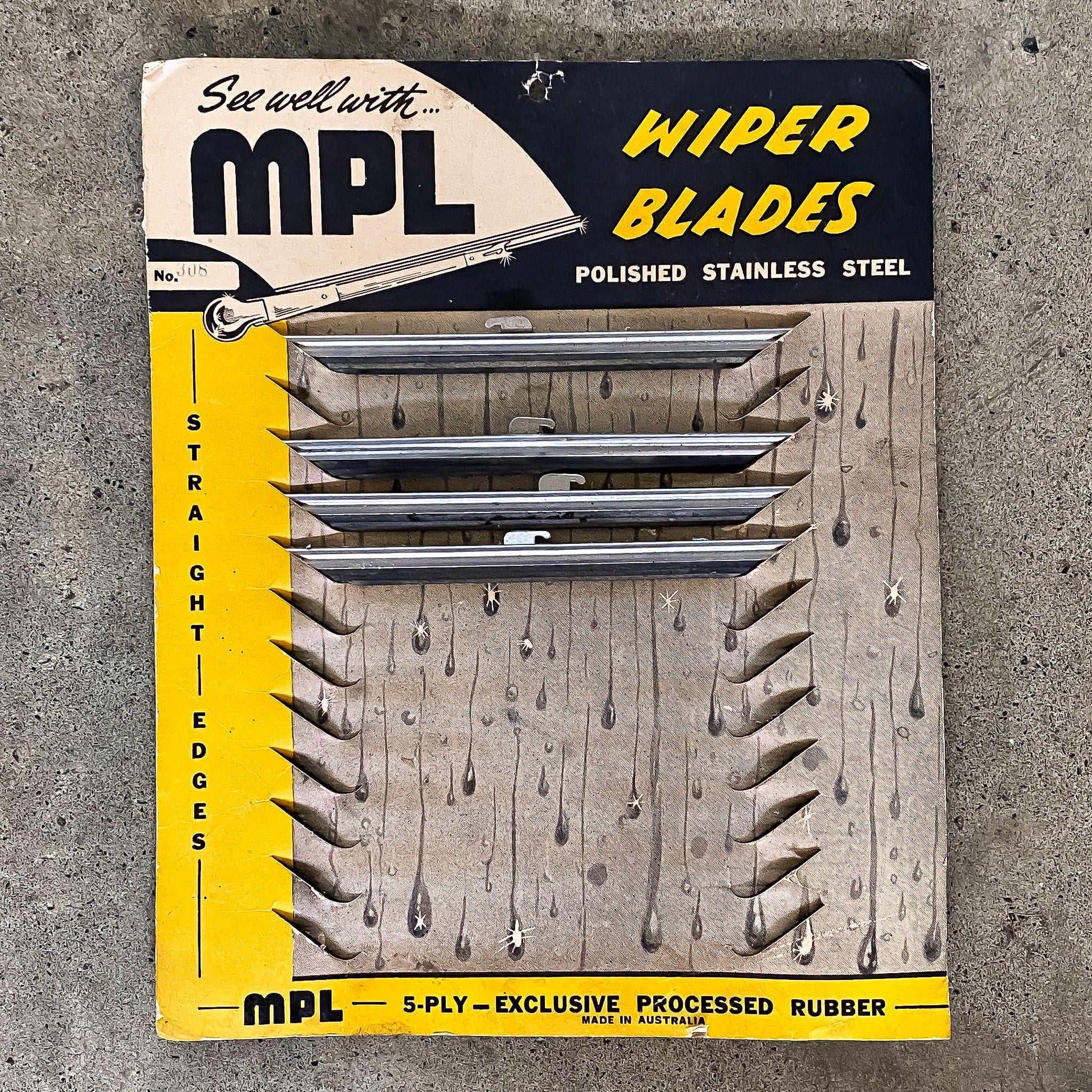 MPL Wiper Blades Advertising Card