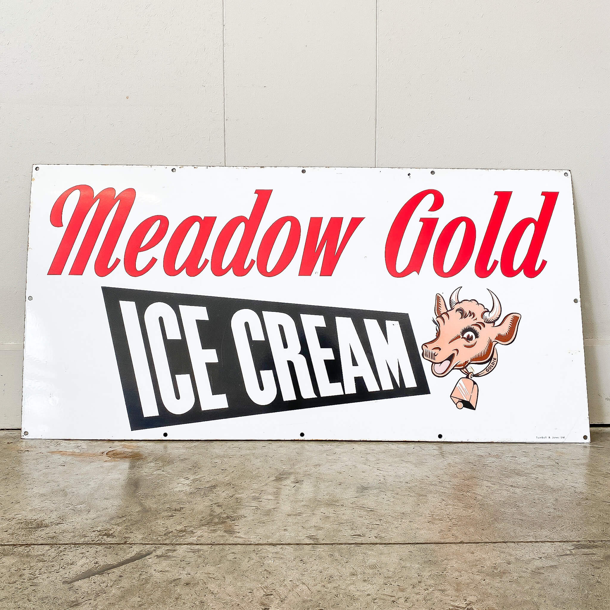 Meadow Gold Ice Cream Sign