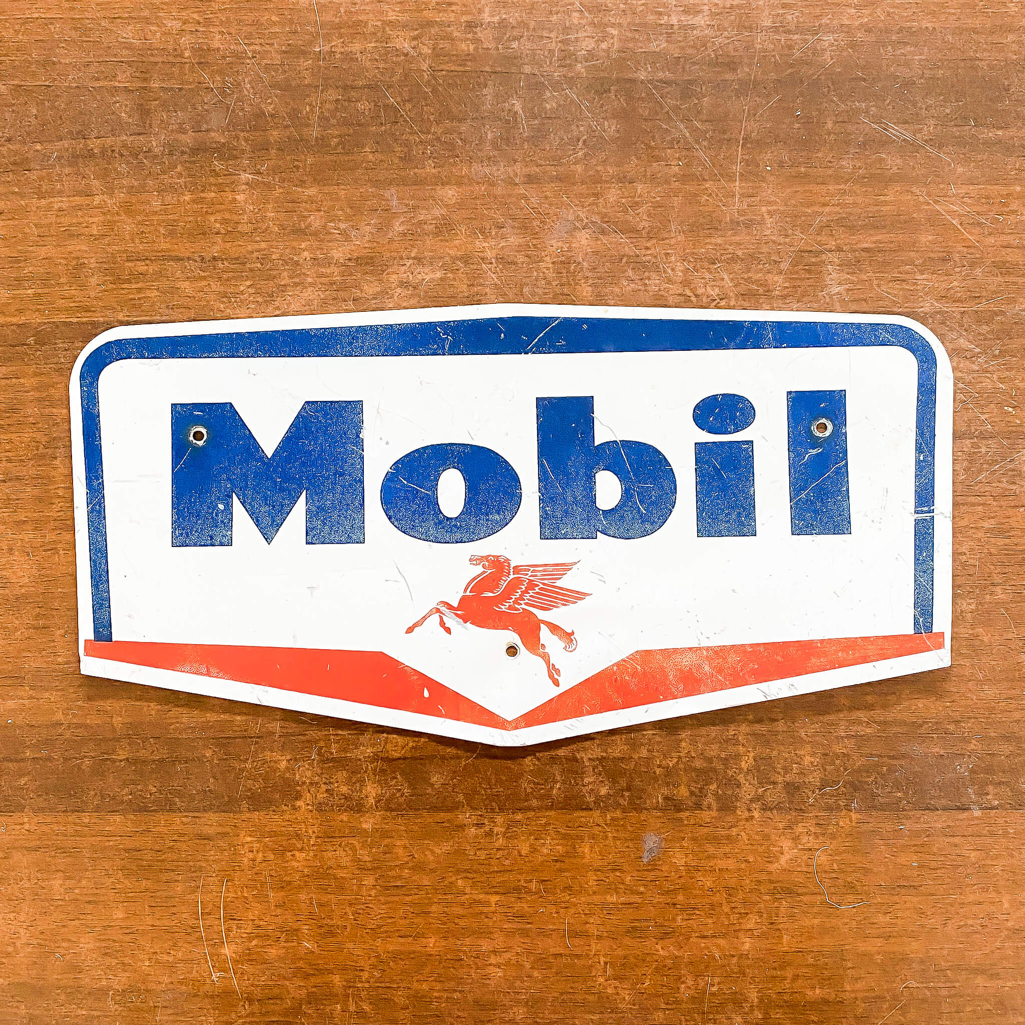 Mobil Oil Bowser Sign
