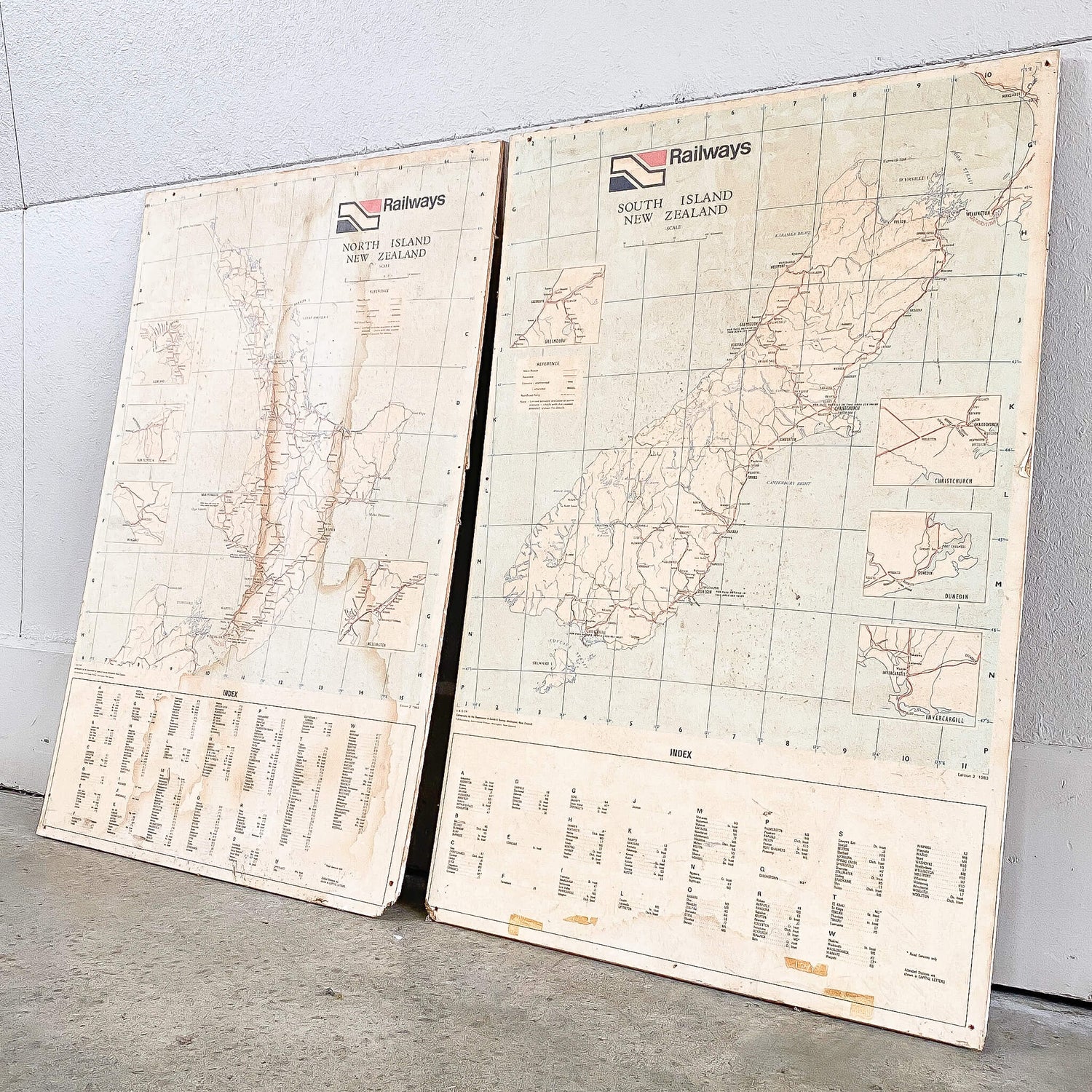 Vintage NZR Maps