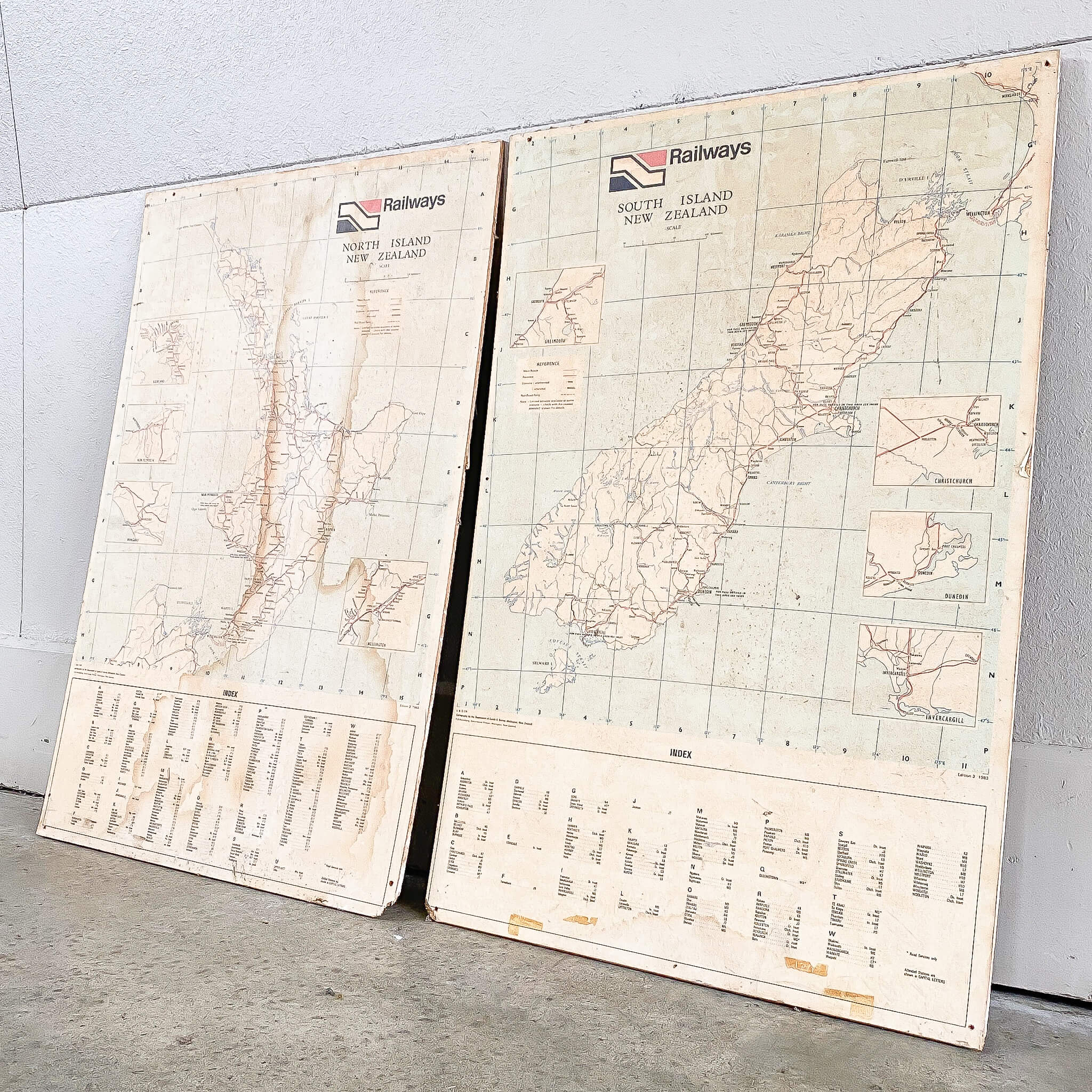 Vintage NZR Maps