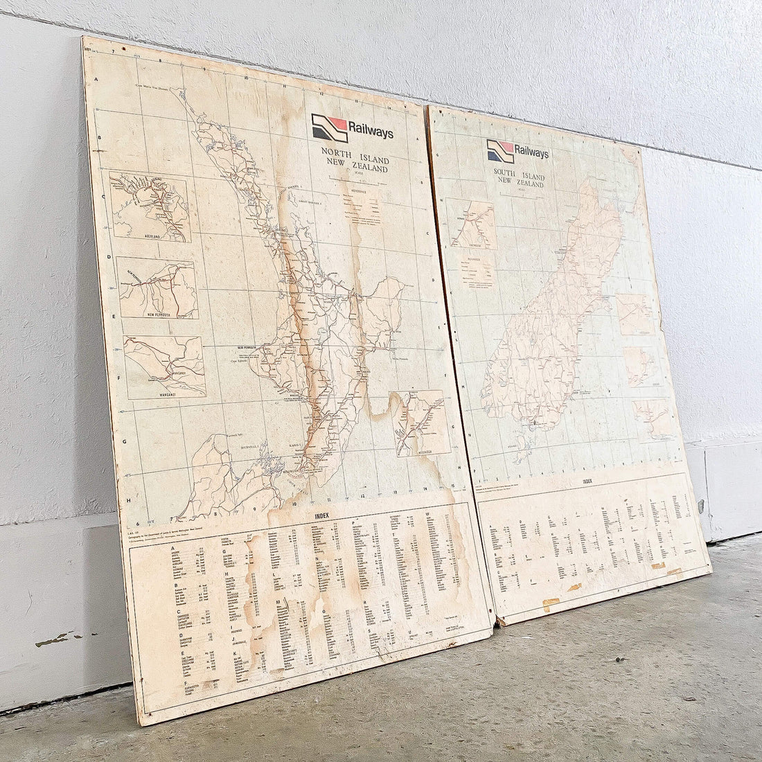 Vintage NZR Maps