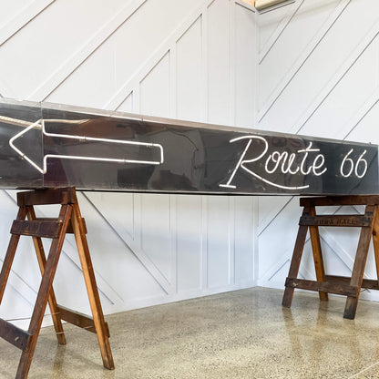 Vintage Neon Route 66 Sign