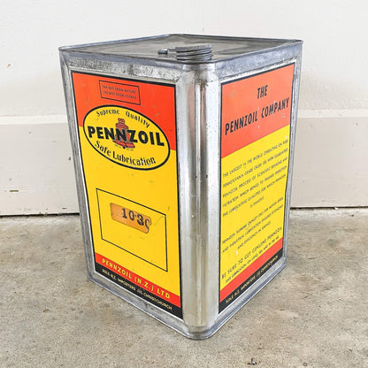 A Pennzoil Oil Tin