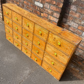 English Pine 20 Draw Cabinet