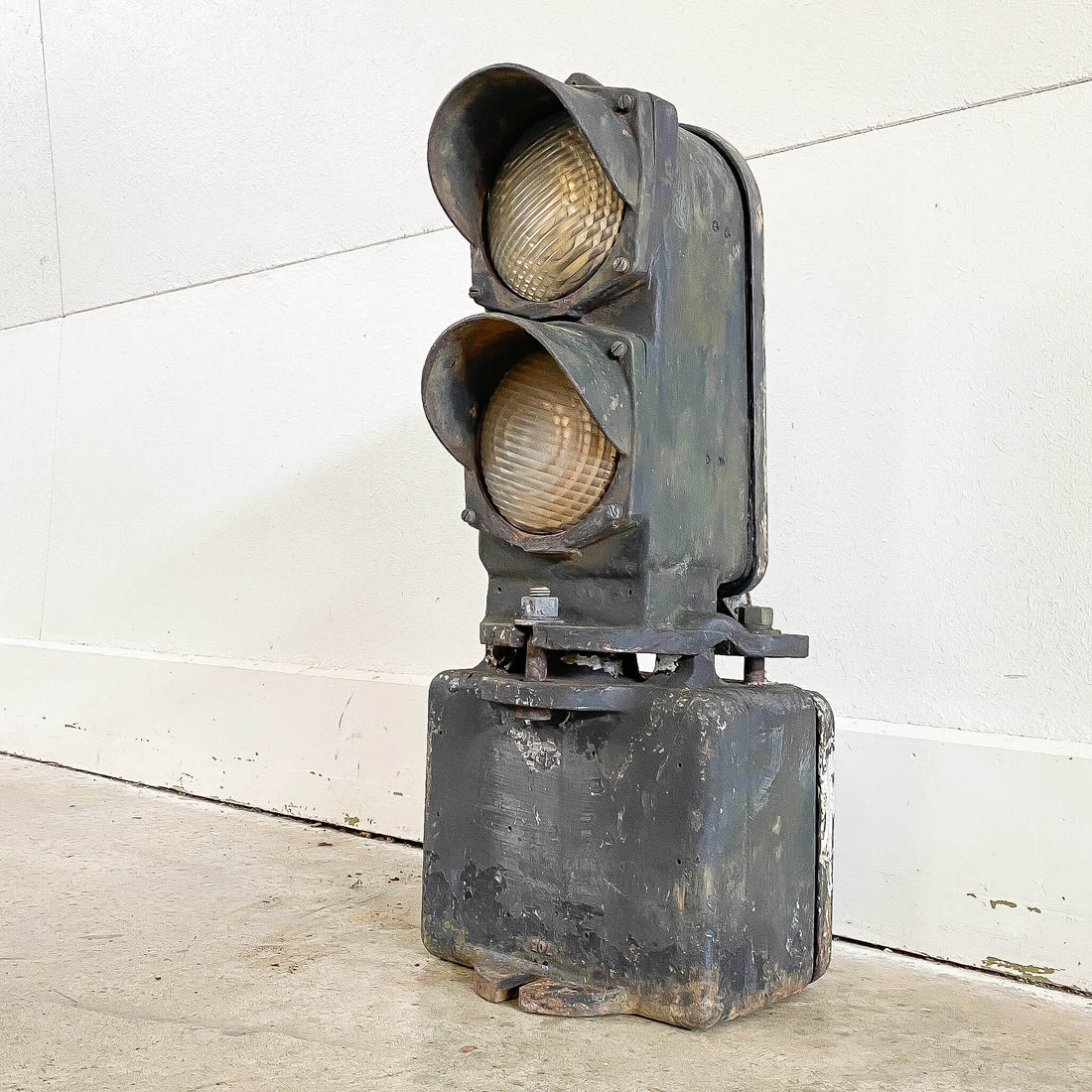 A Vintage NZR Train Signal Light