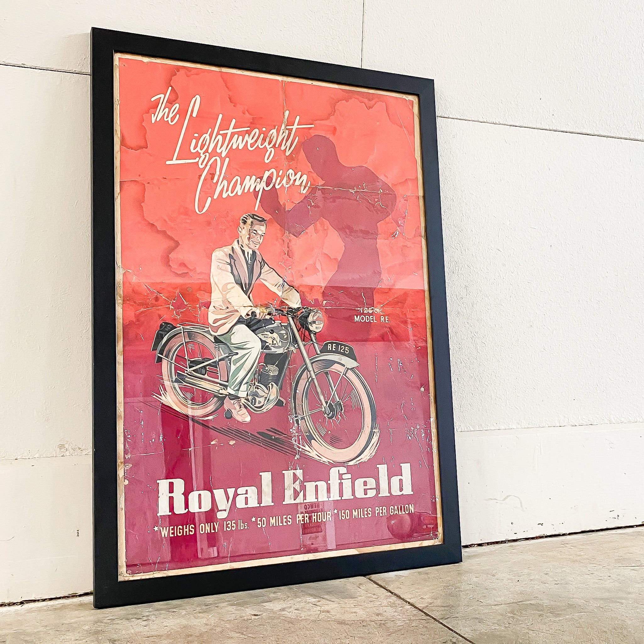 Vintage Royal Enfield Poster