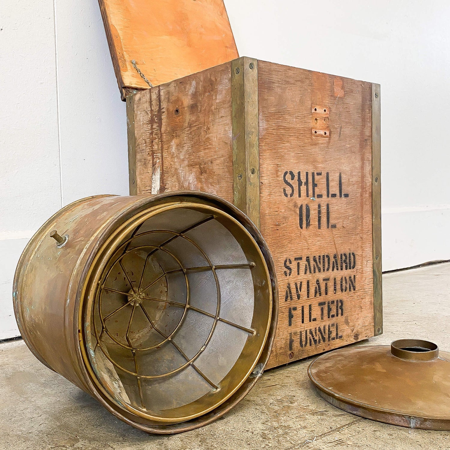 Shell Oil Aviation Funnel | Elsie Wolfe Decorative Antiques – Salvage Place