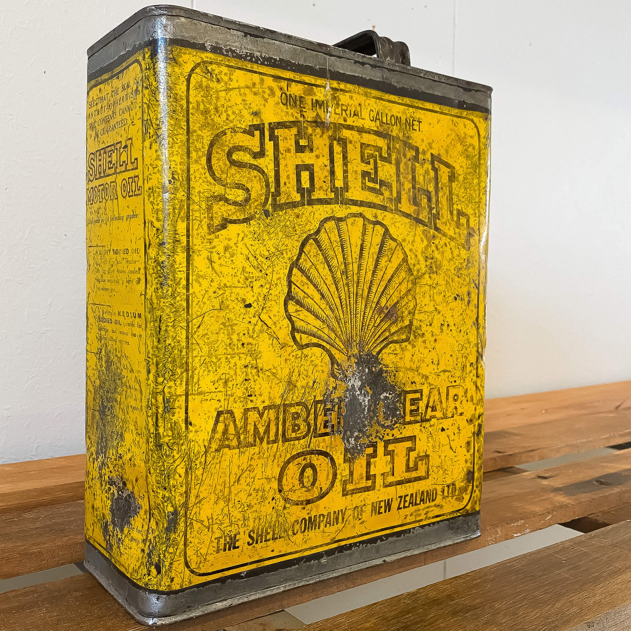 Shell Amber Gear Oil Tin