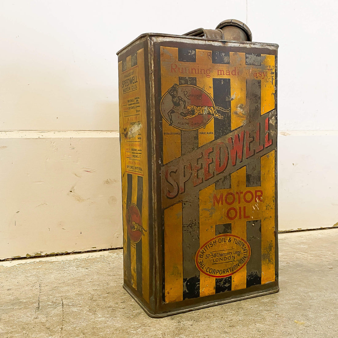 Speedwell Motor Oil Tin