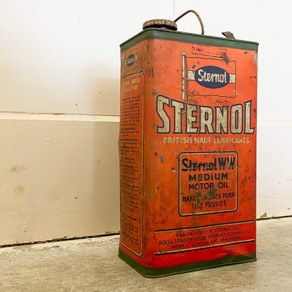 Sternol Oil Tin