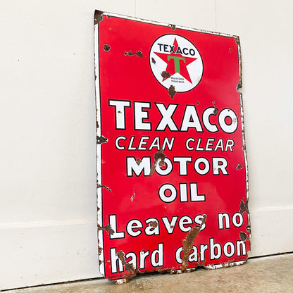 Texaco Enamel Sign