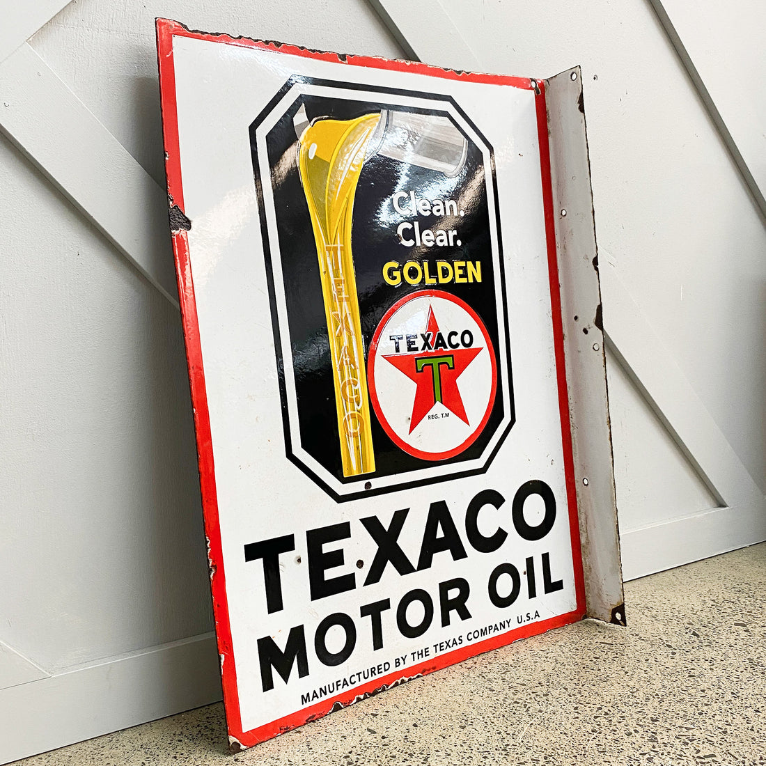 Texaco Enamel Sign
