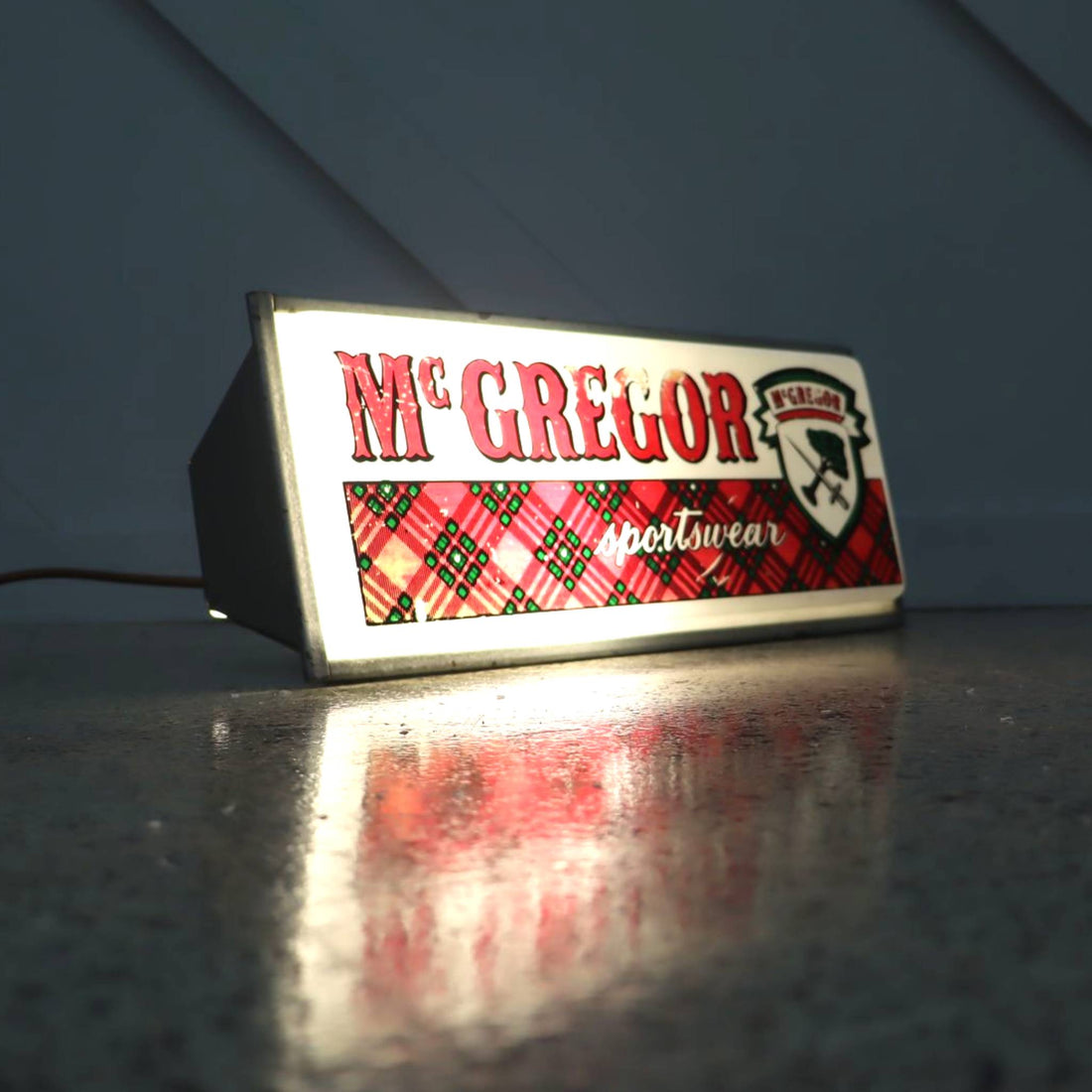 McGregor Sportswear Advertising Lightbox