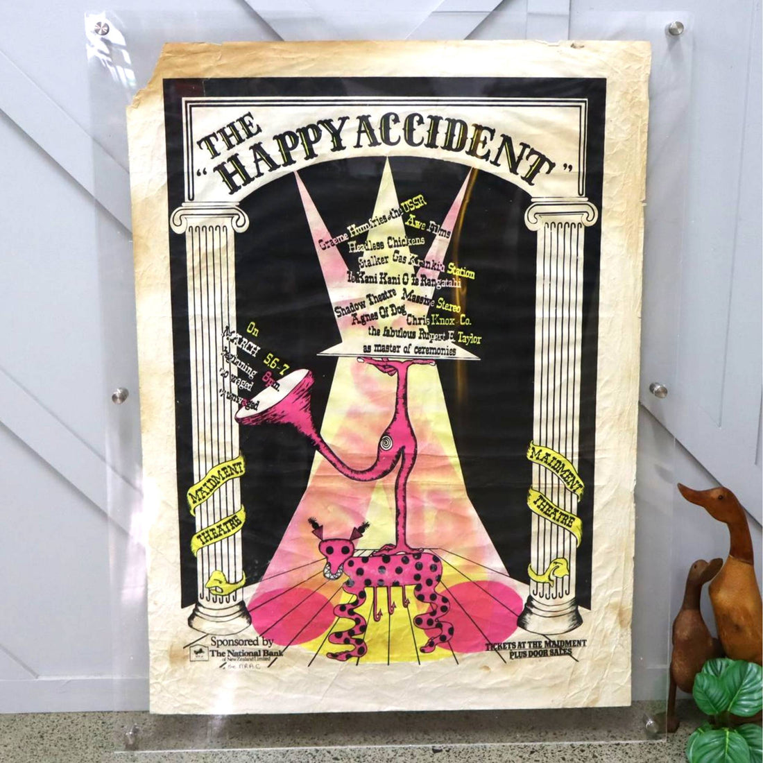 Vintage Maidment Theatre Music Poster NZ Music