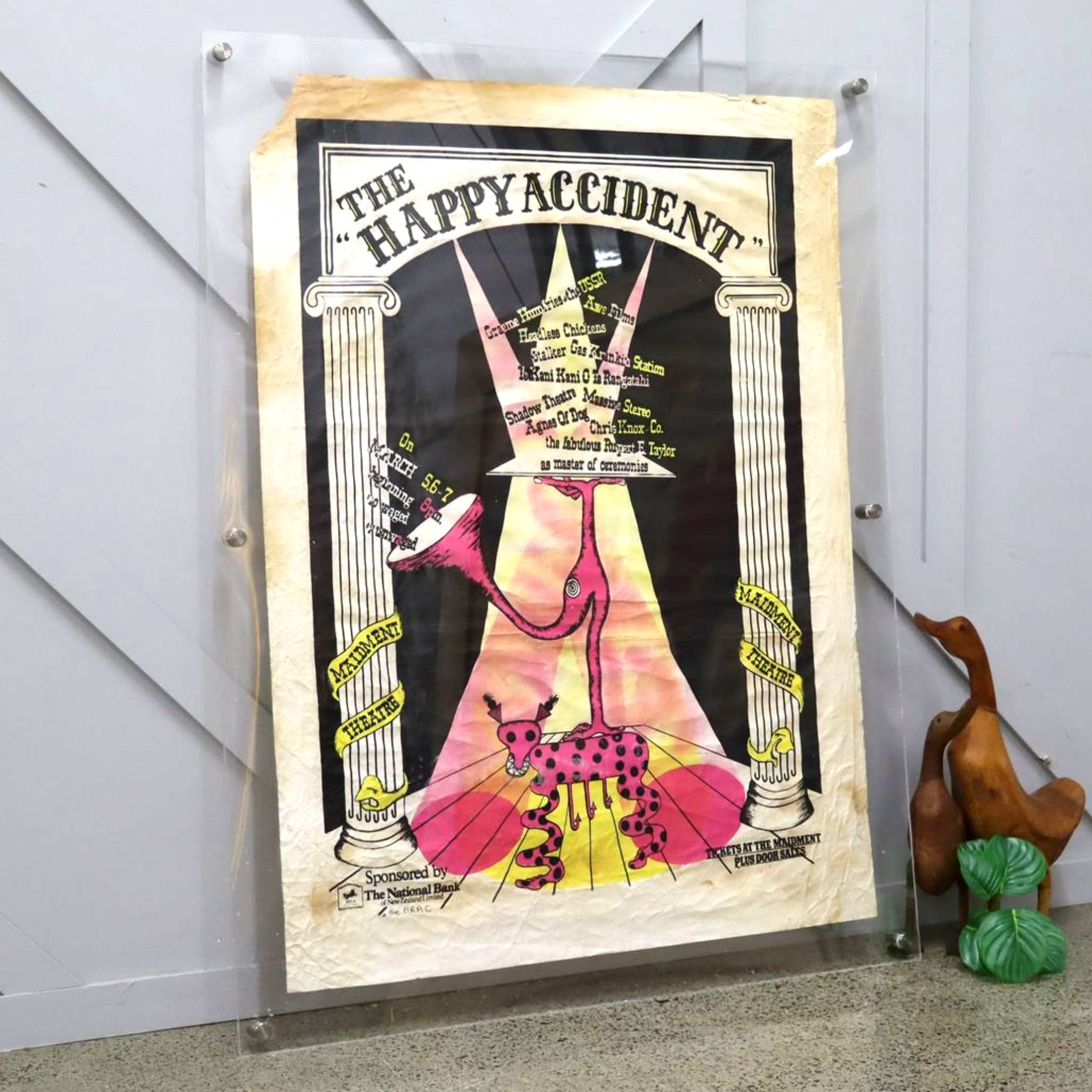 Vintage Maidment Theatre Music Poster NZ Music
