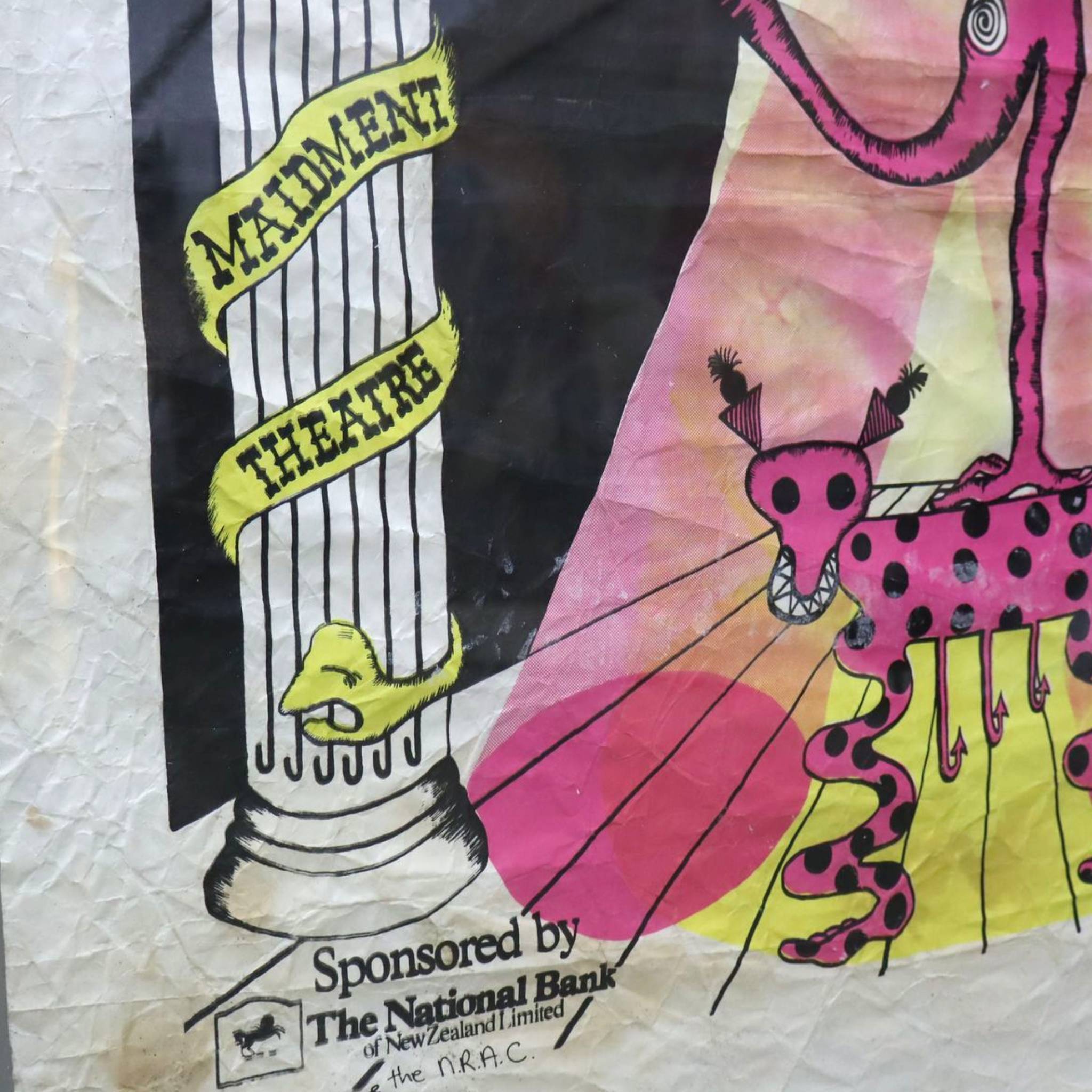 Vintage Maidment Theatre Music Poster NZ Music