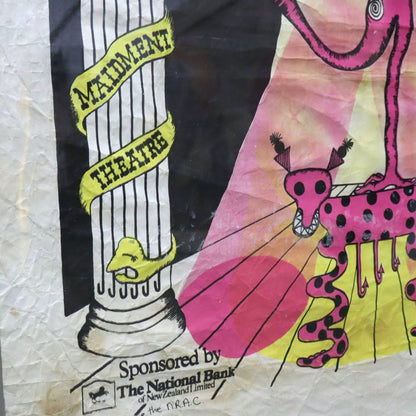 Vintage Maidment Theatre Music Poster NZ Music
