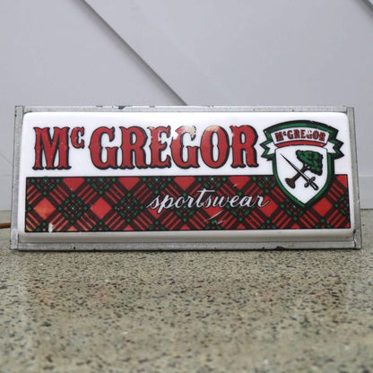 McGregor Sportswear Advertising Lightbox