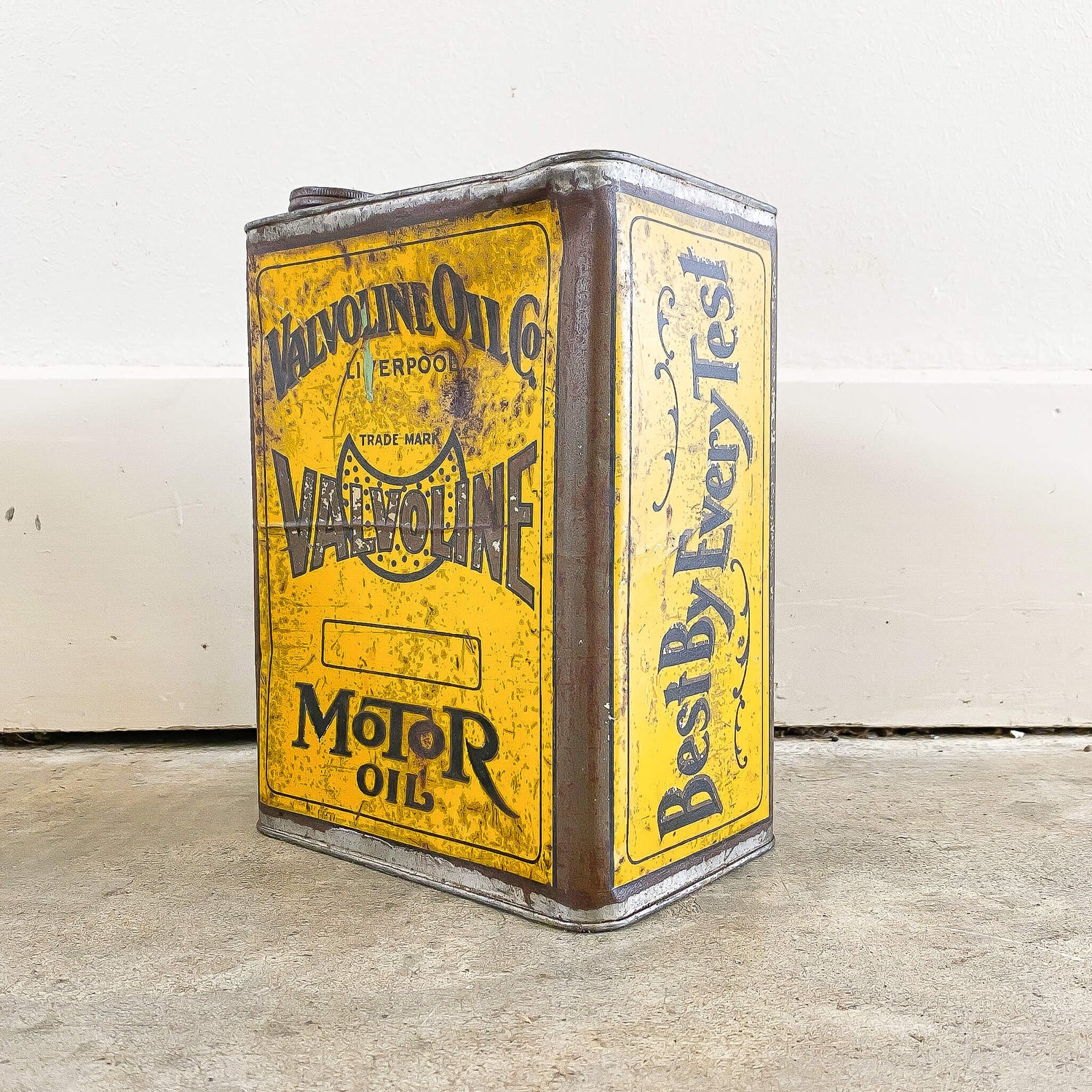 A Scarce Valvoline Oil Tin