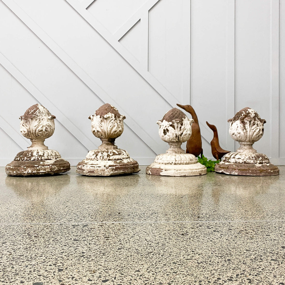 Vintage Acorn Garden Ornamants