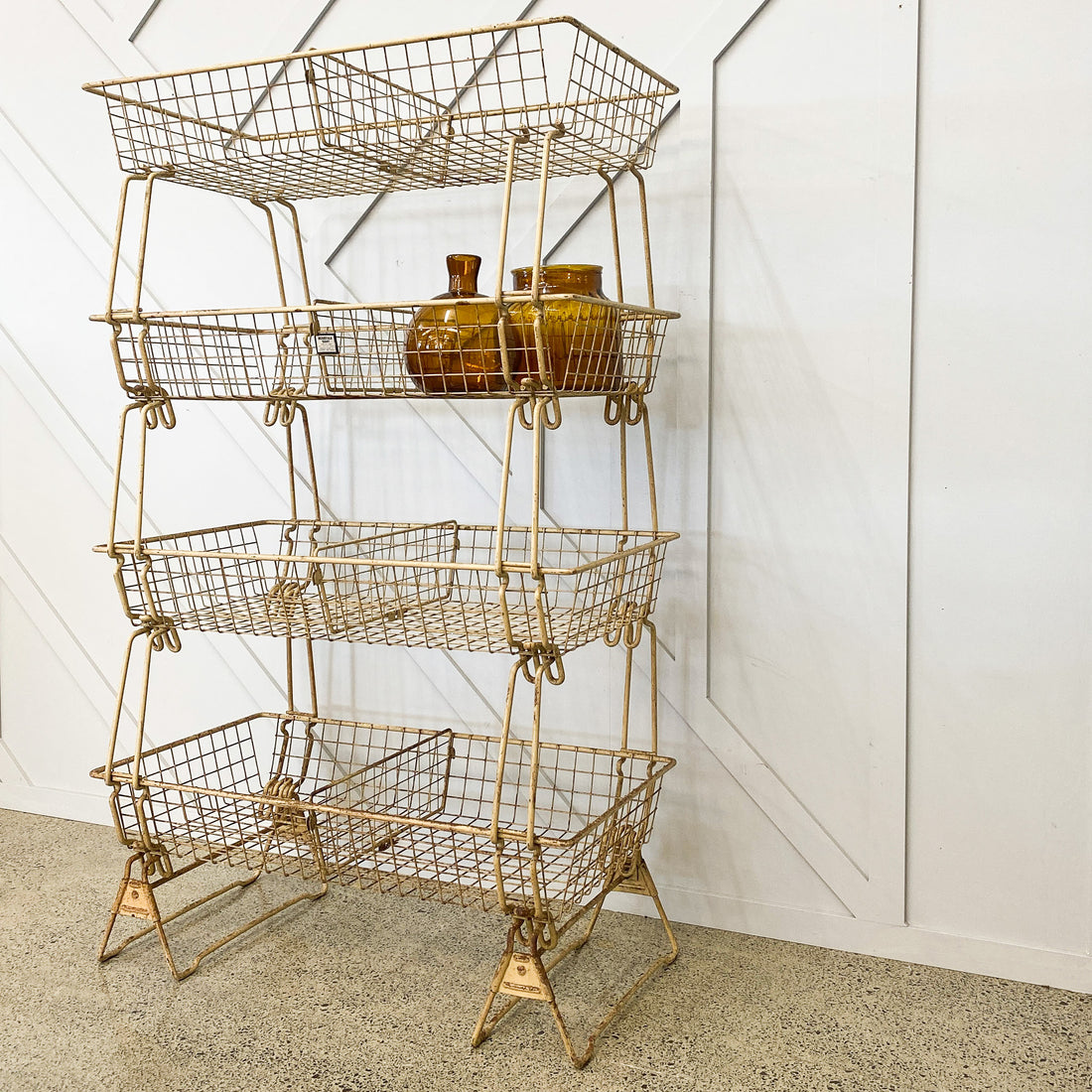Vintage Basket Shelving