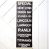 Vintage Auckland Bus Blind