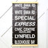 Vintage Auckland Bus Blind