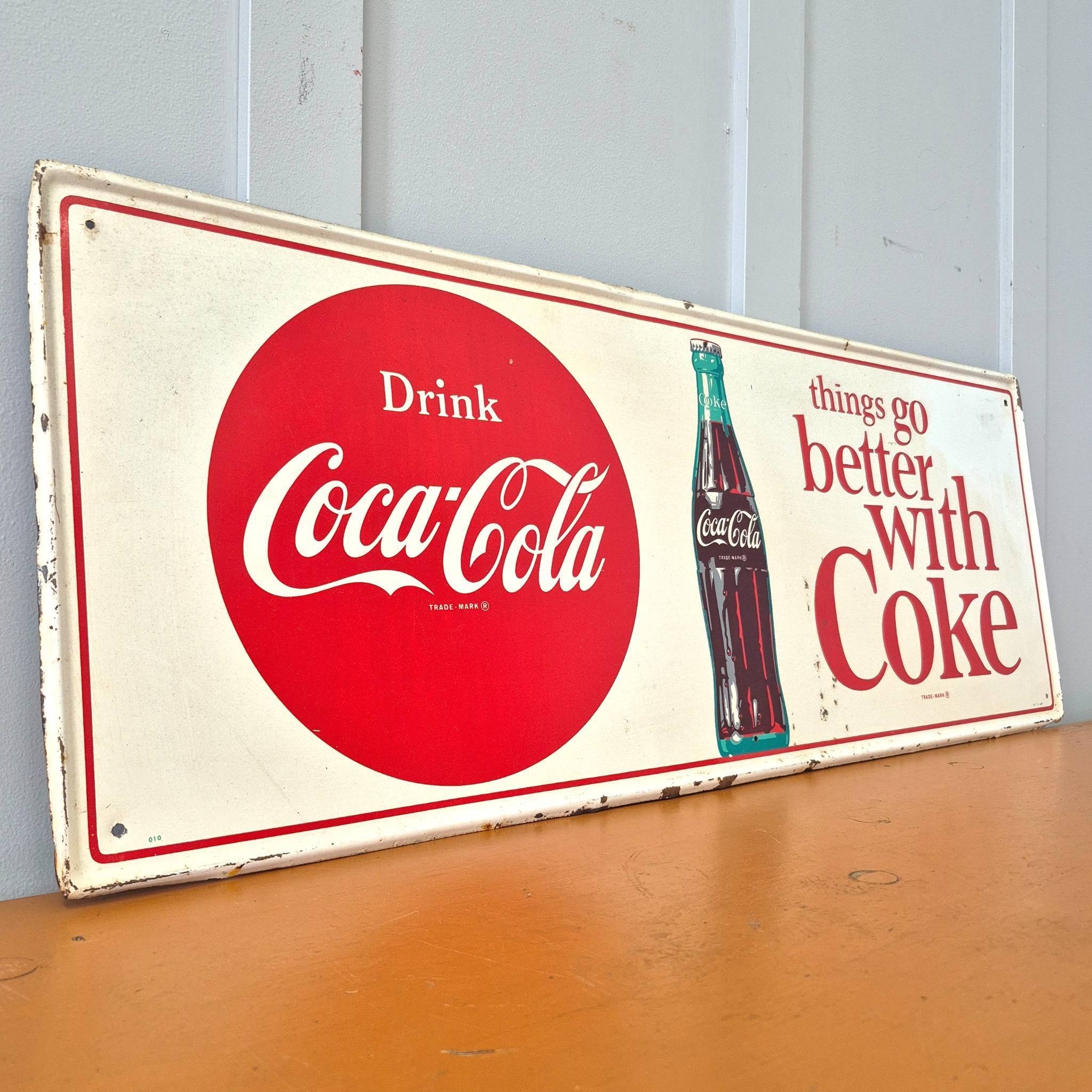 Vintage Coca Cola Tin Sign