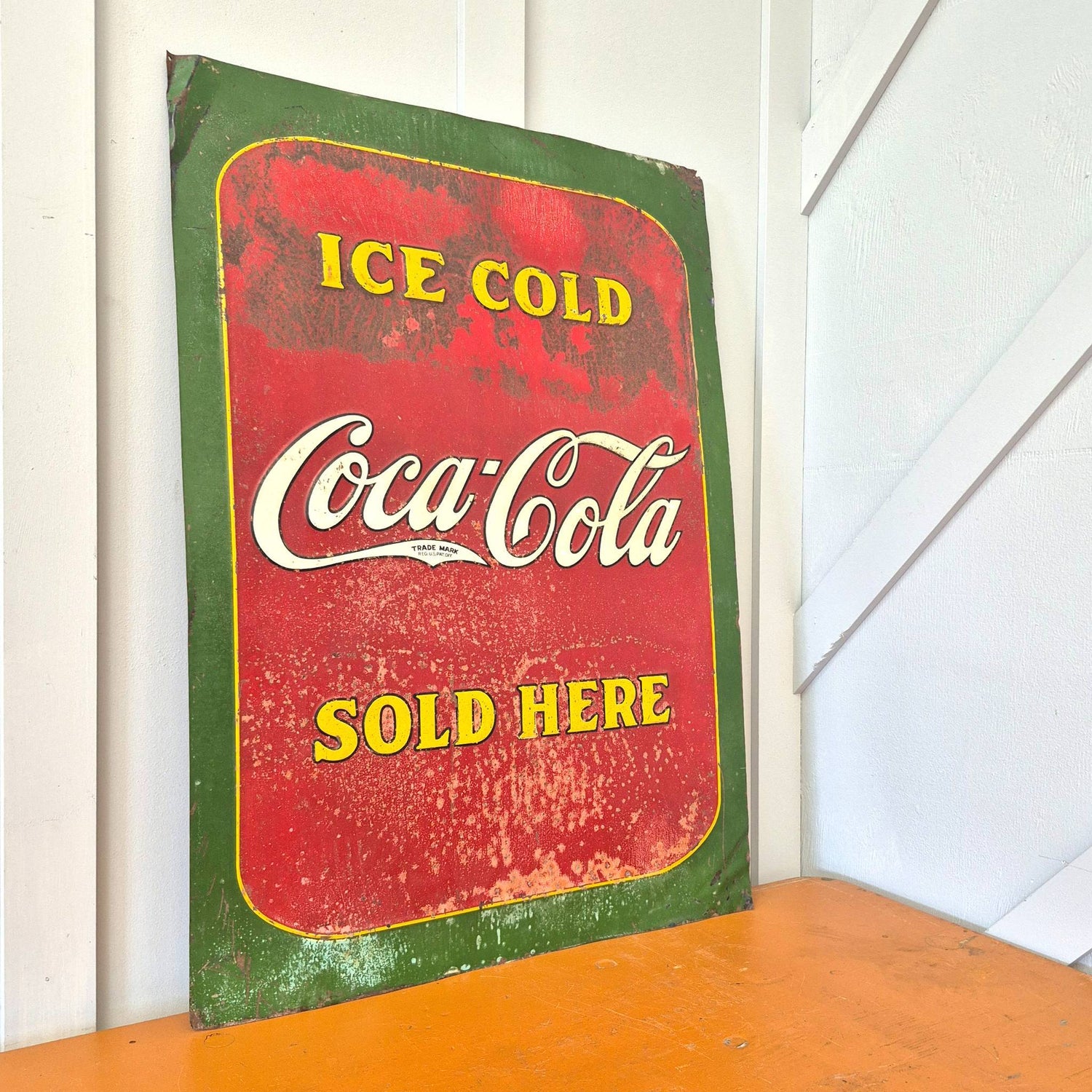 Early Rare Coca Cola Sign