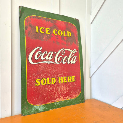 Early Rare Coca Cola Sign