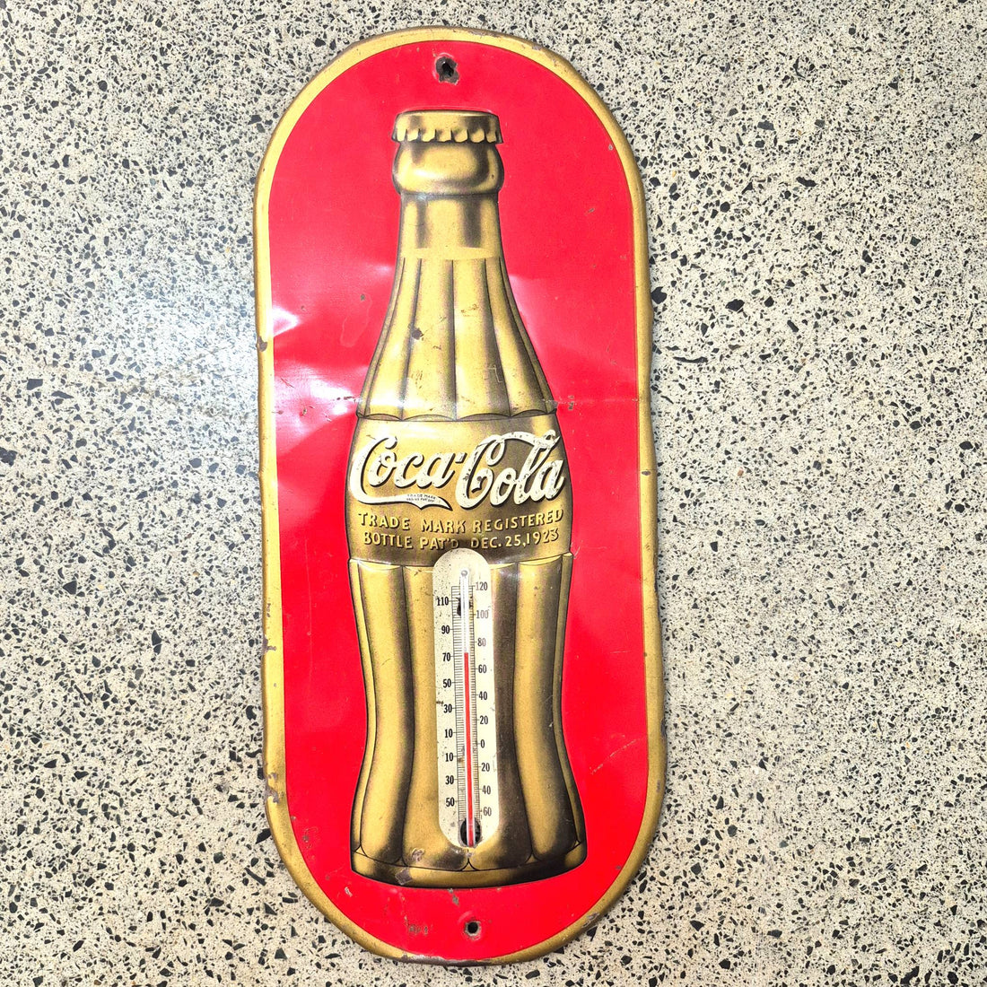 Early Coca Cola Thermometer