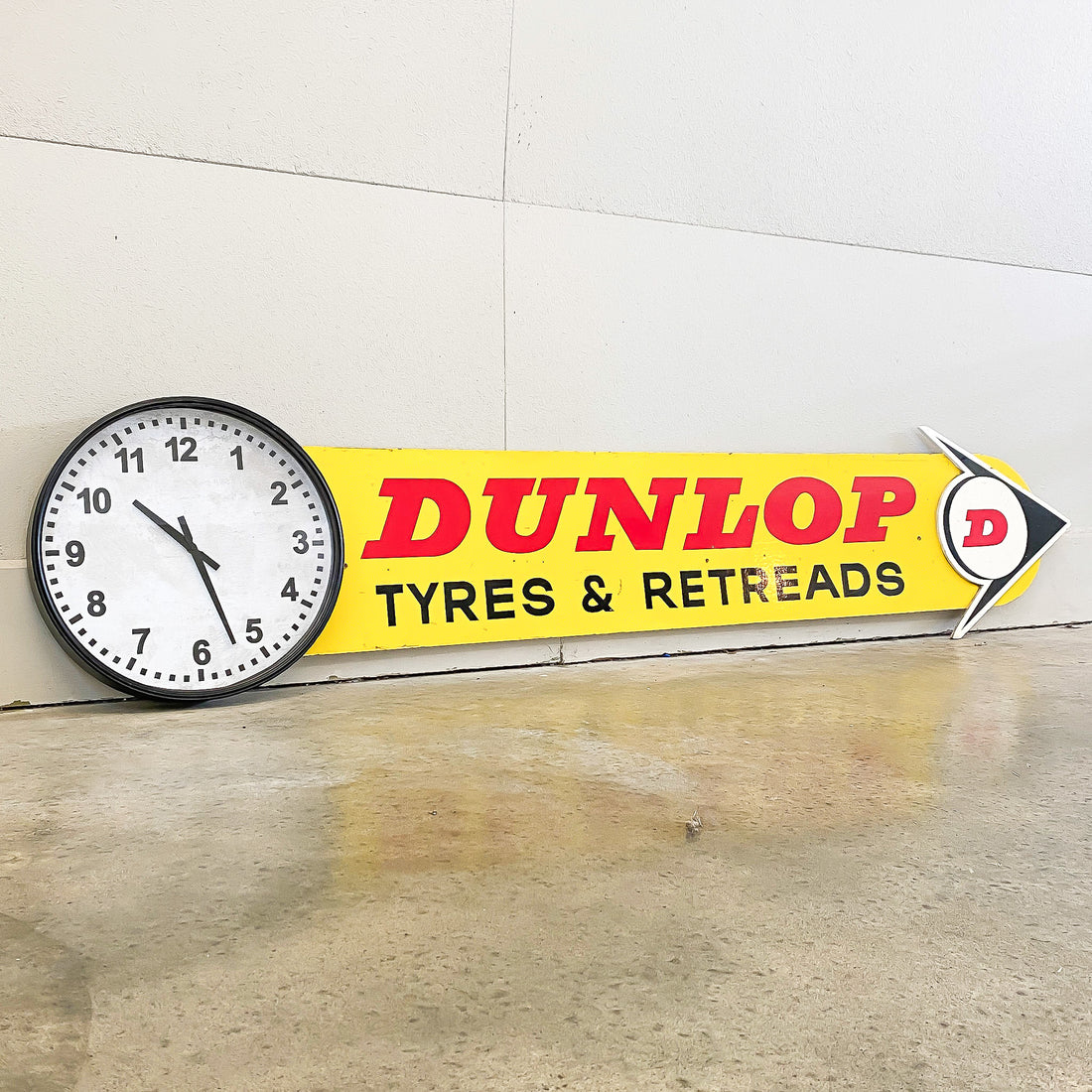 Vintage Dunlop Tyres Sign