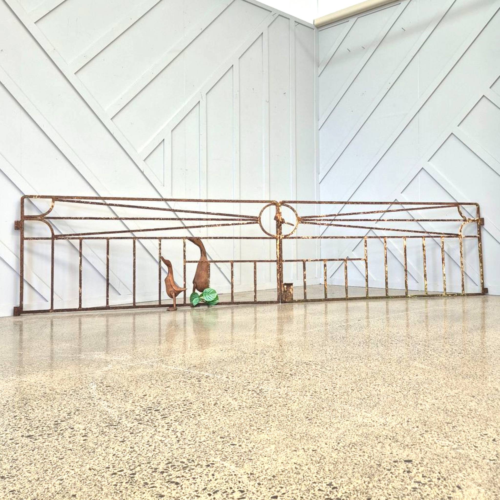 Vintage Lighthouse Style Entrance Gates