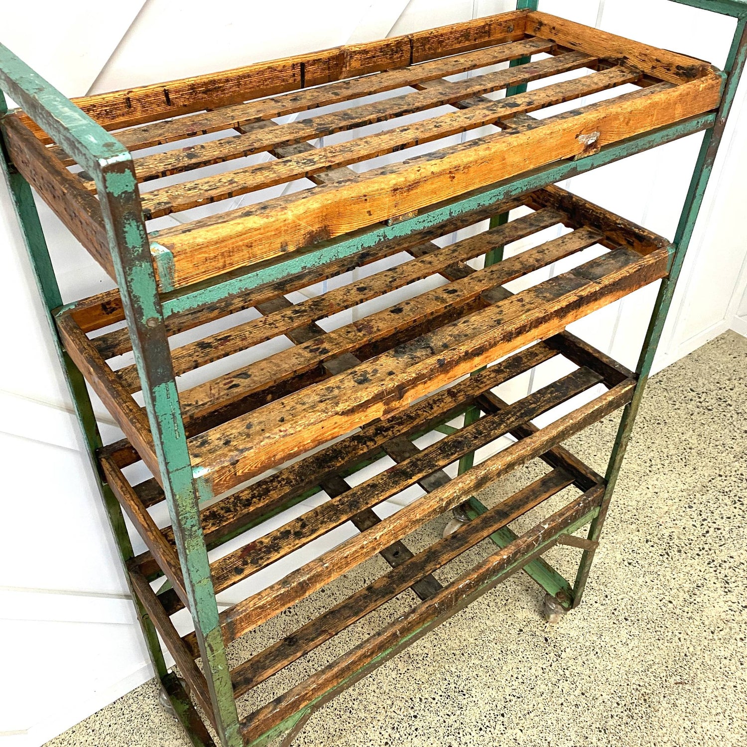 Vintage Shoe Factory Rack