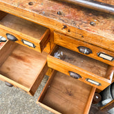 Vintage Industrial Workbench