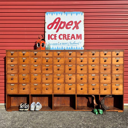Vintage Kauri Multi-Drawer Cabinet