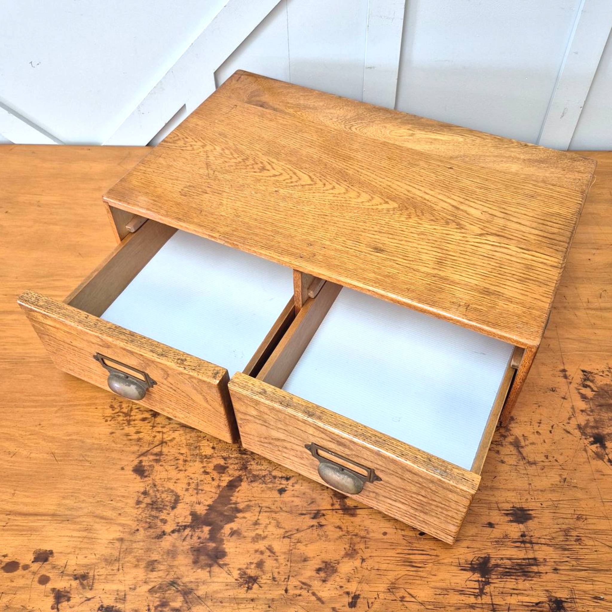 Vintage Oak Draw Set