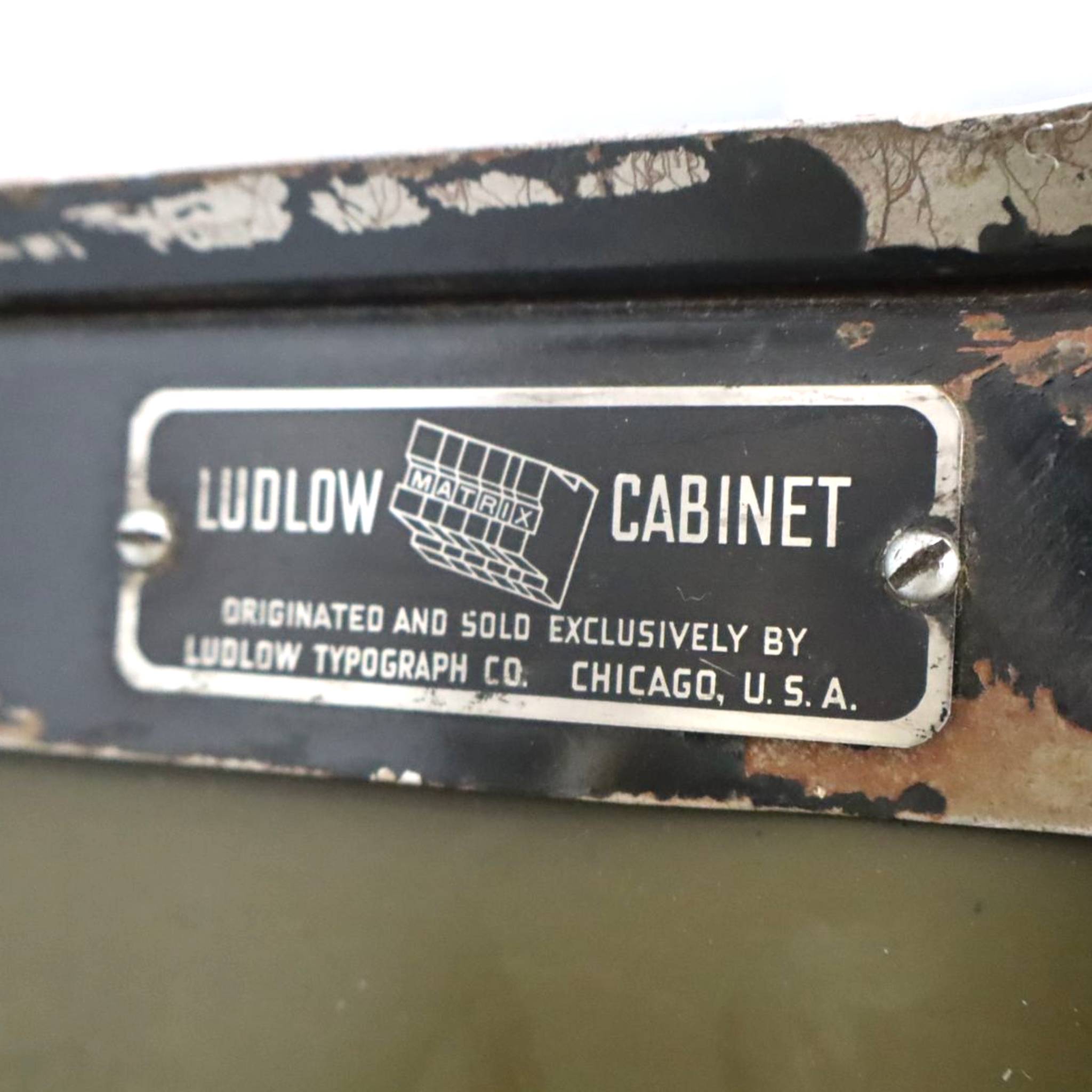 A Vintage Printers Draw Set