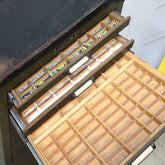 A Vintage Printers Draw Set