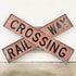 Vintage Railway Crossing Sign