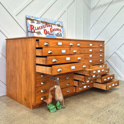 Vintage Rimu Multi Draw Cabinet