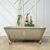 A Vintage Tin Bath