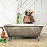 A Vintage Tin Bath Tub