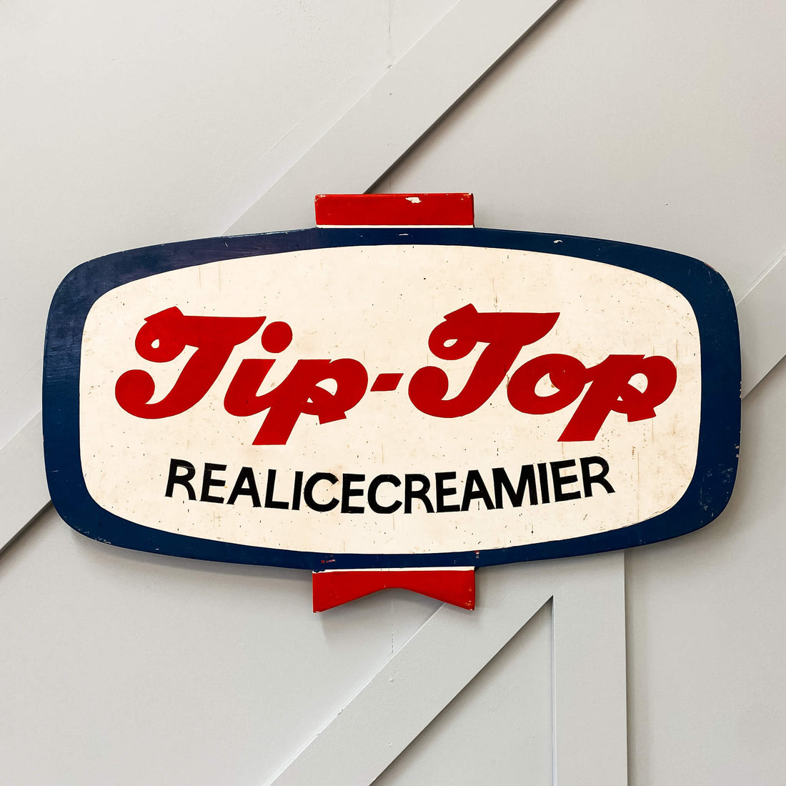 Vintage Tip Top Ice-cream Sign