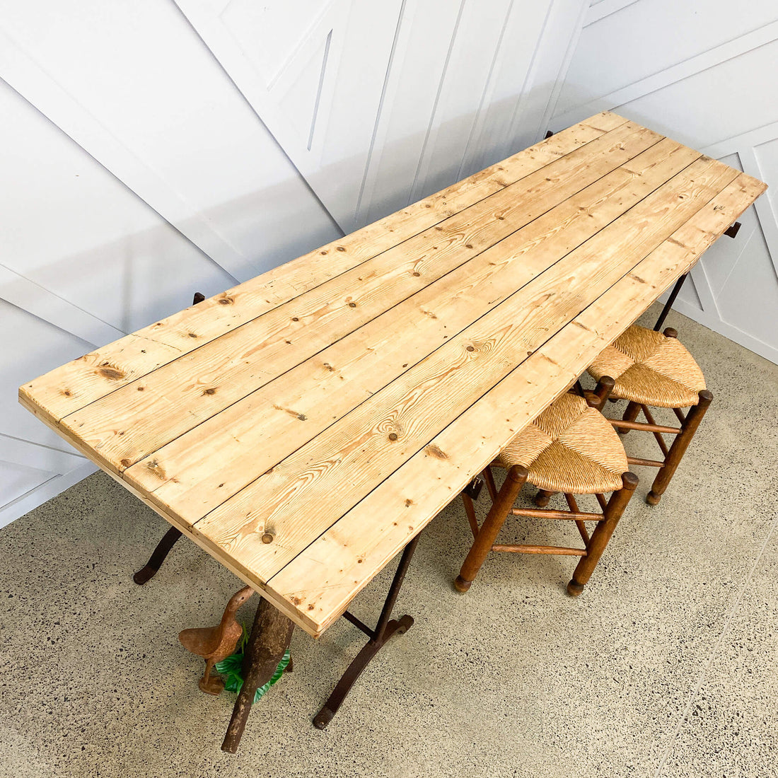 Vintage Trestle Table